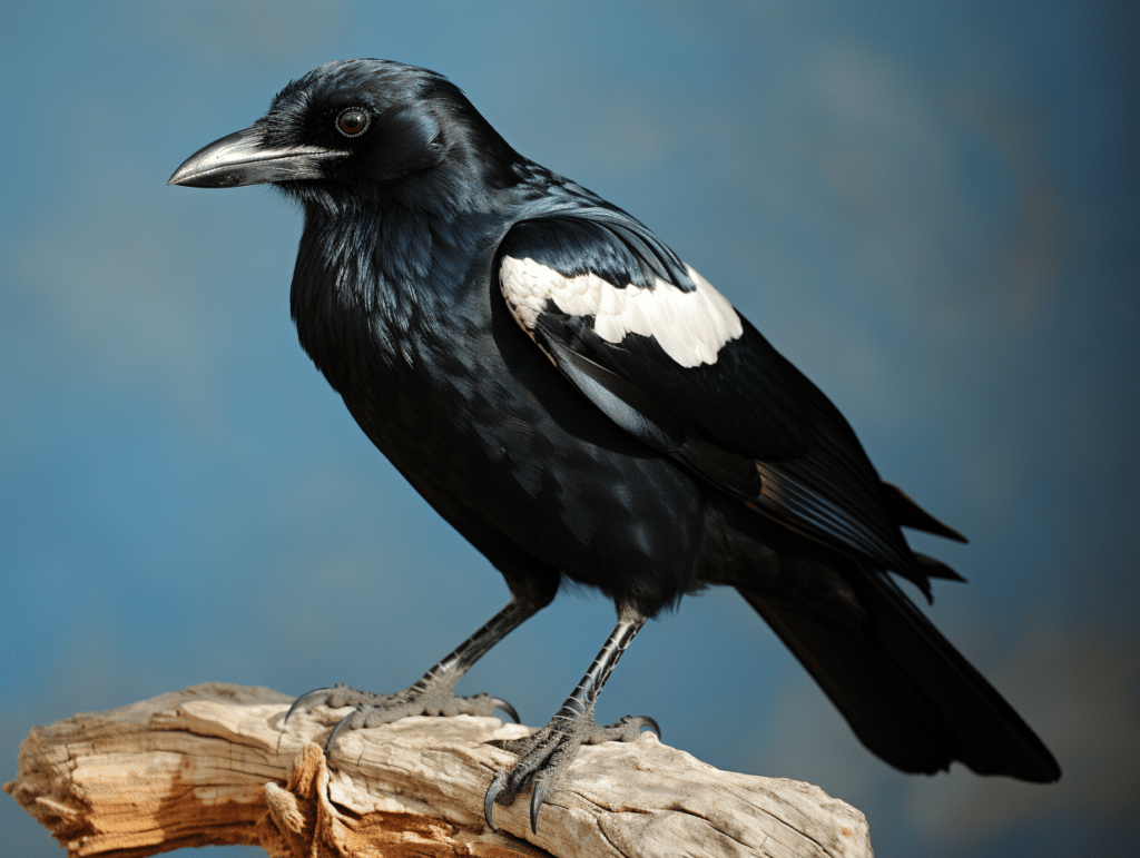 Birds with White Heads and Black Bodies
