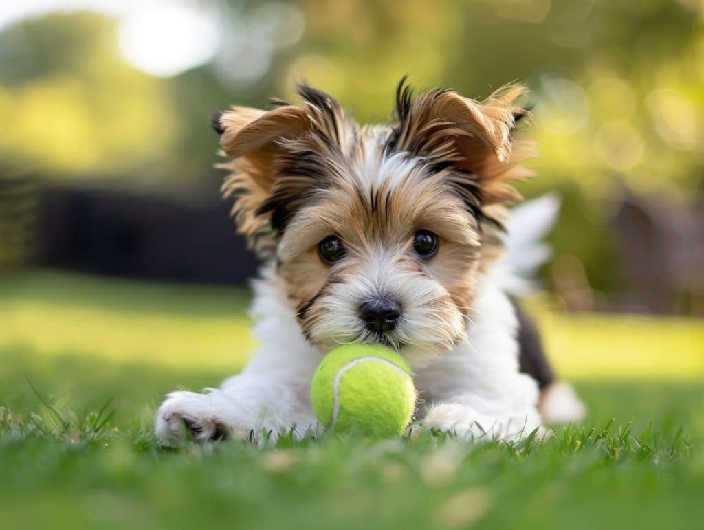 Biewer Terrier puppy midjourney