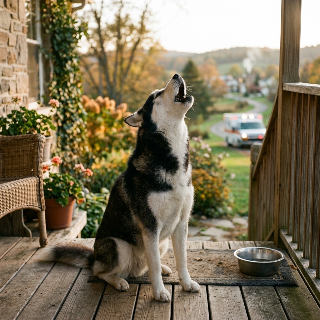 6. Howling at Sirens or Music