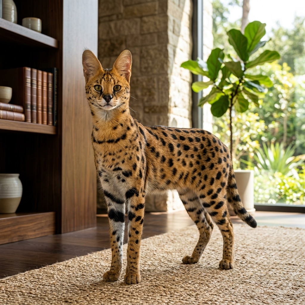 4. Savannah Cat